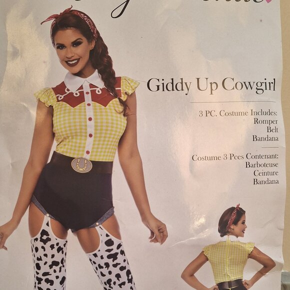 Small Leg Avenue Giddy Up Cowgirl Costume - Picture 1 of 11